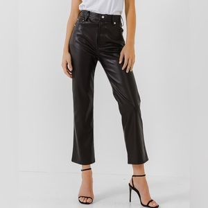 Express Leather Pants Size OL NEVER WORN WITH TAGS